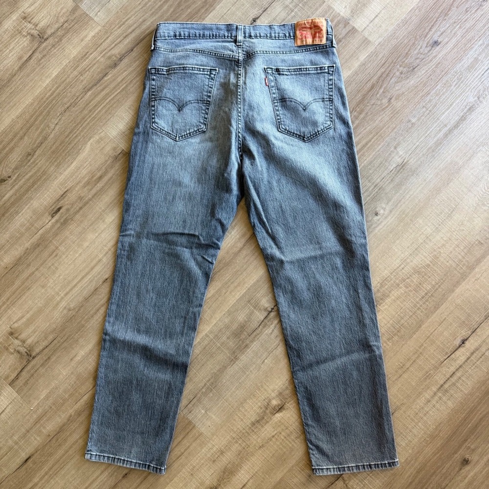Levis 541 Athletic Taper Jeans Mens 36x32 Grey Denim Faded Casual Pants